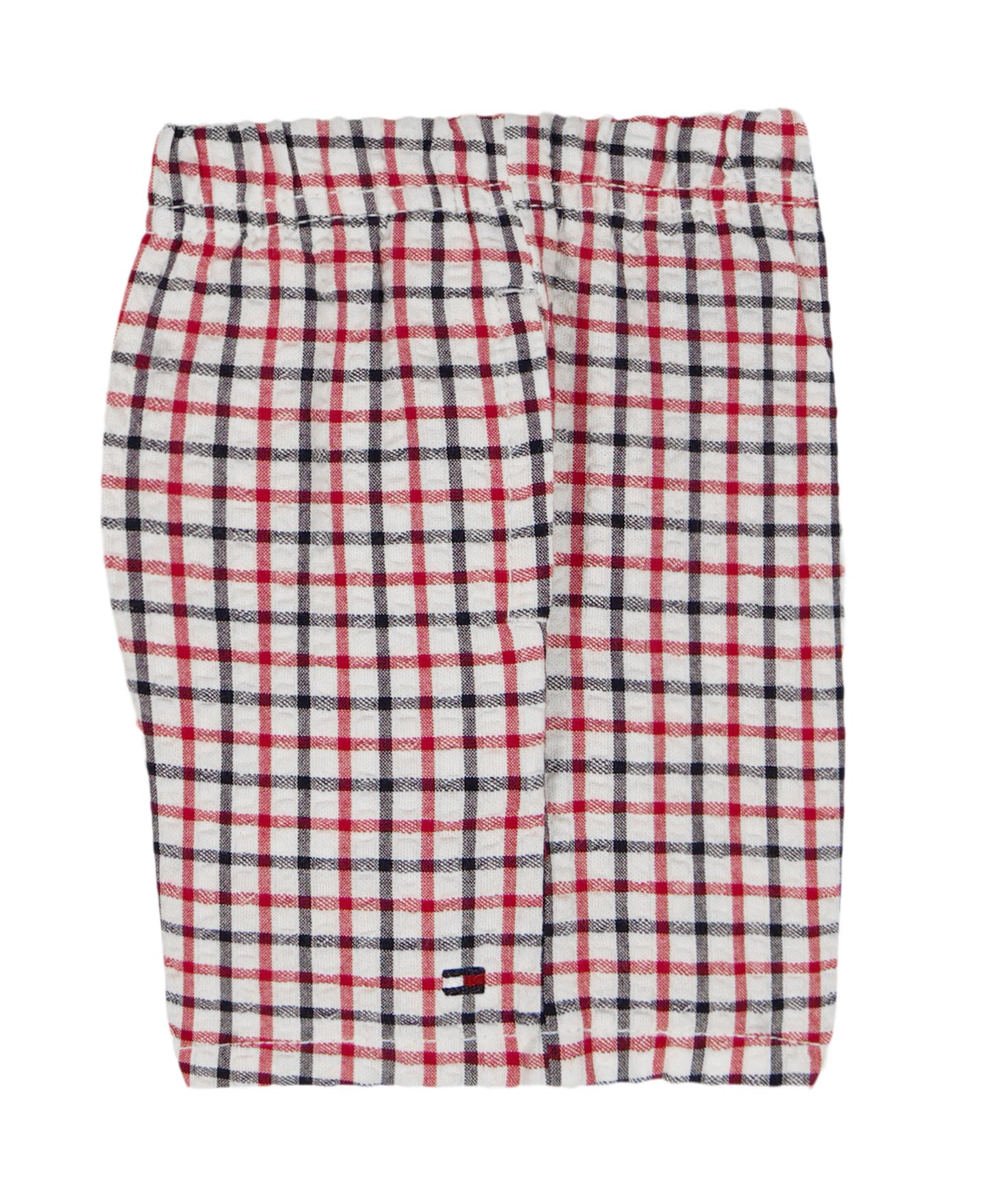 Комплект Tommy Hilfiger Seersucker Check Cabana Shirt and Shorts, 2-Piece Set для мальчиков-малышей, цвет: Красный / Тёмно-синий — фото 6