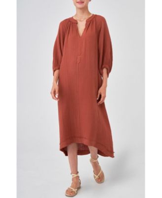 Women's Ocean+Main Gauze Dress with Pockets