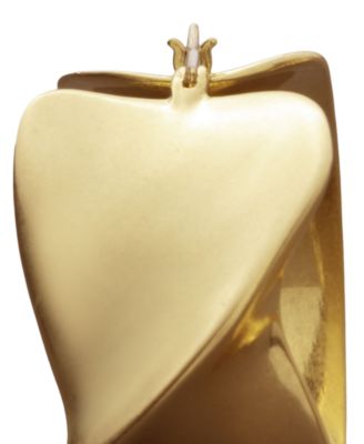 New York Gold-Tone Twisted Wide Hoop Earrings