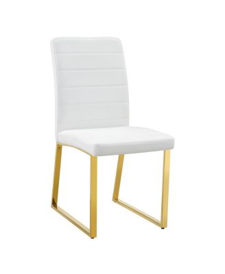 4-Pack Heavy-duty Chairs: 2.1" Cushion, Iron Frame, Home/Office