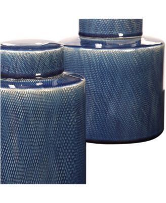 Saniya Wide Containers, Set of 2