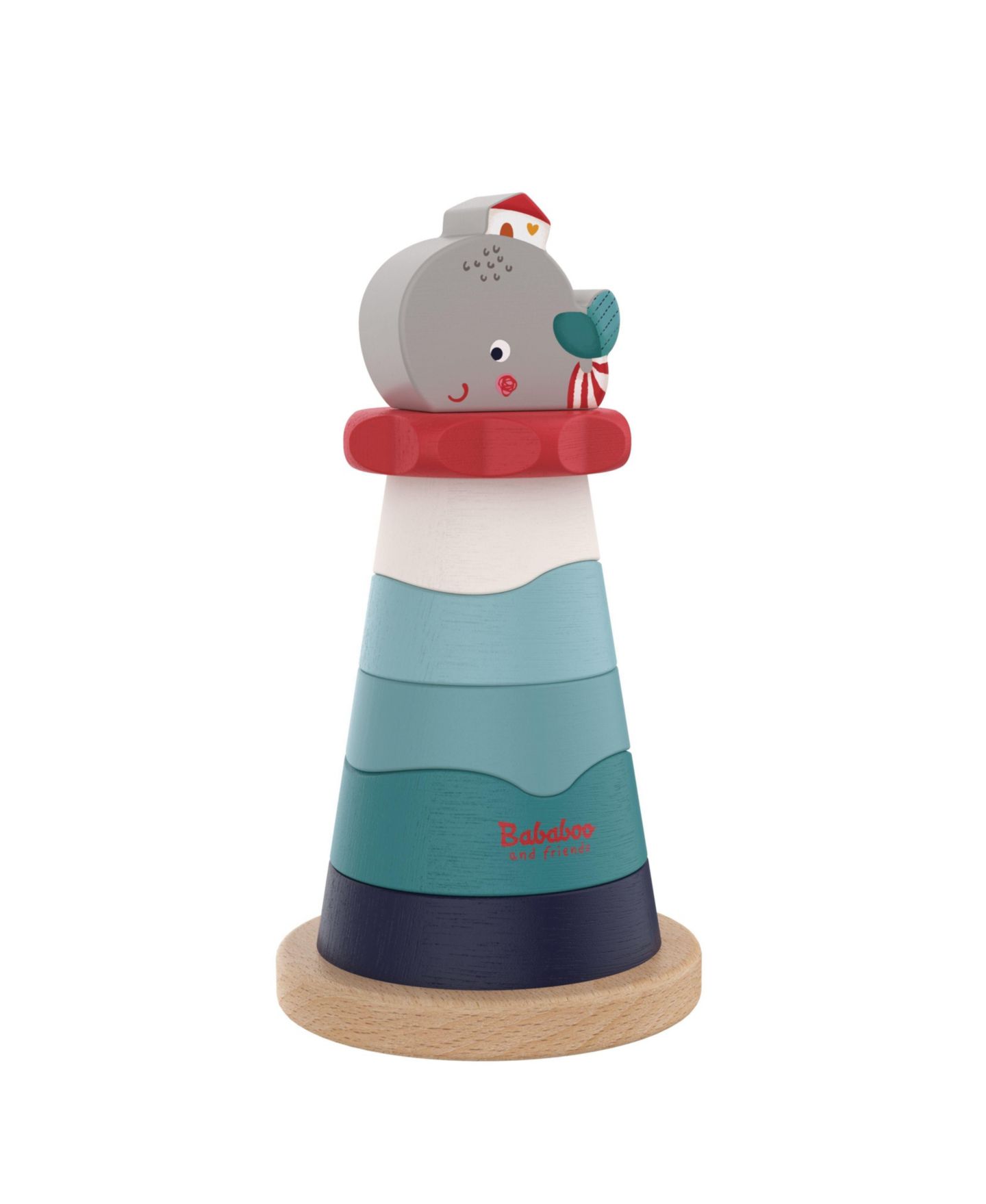Детские игрушки Bababoo and friends Wilma Whale Stacking Toy, цвет: Open Miscellaneous — фото 1