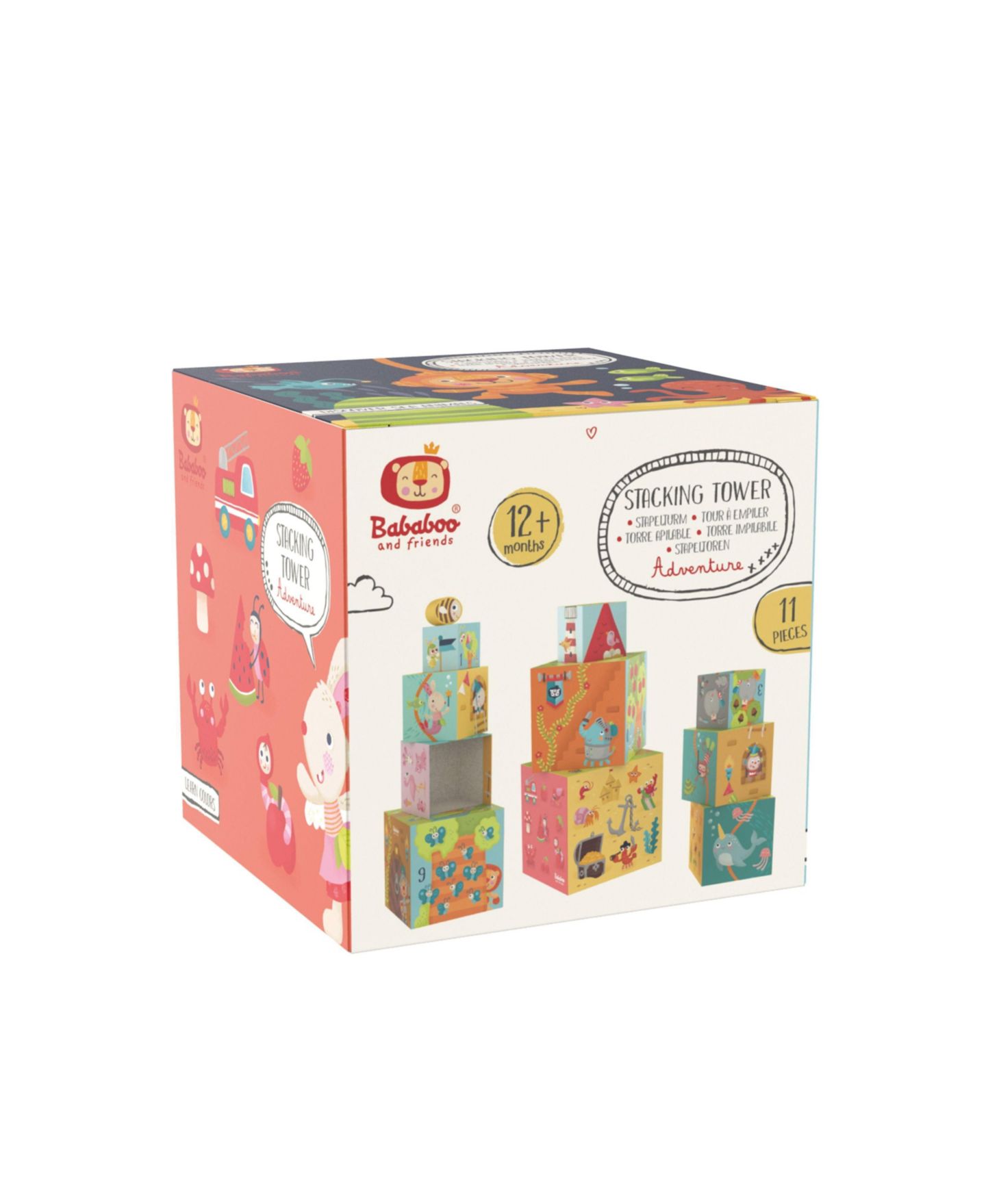 Детские игрушки Bababoo and friends Adventure Picture Matching 11-Piece Stacking Game, Ages 1+ — фото 2