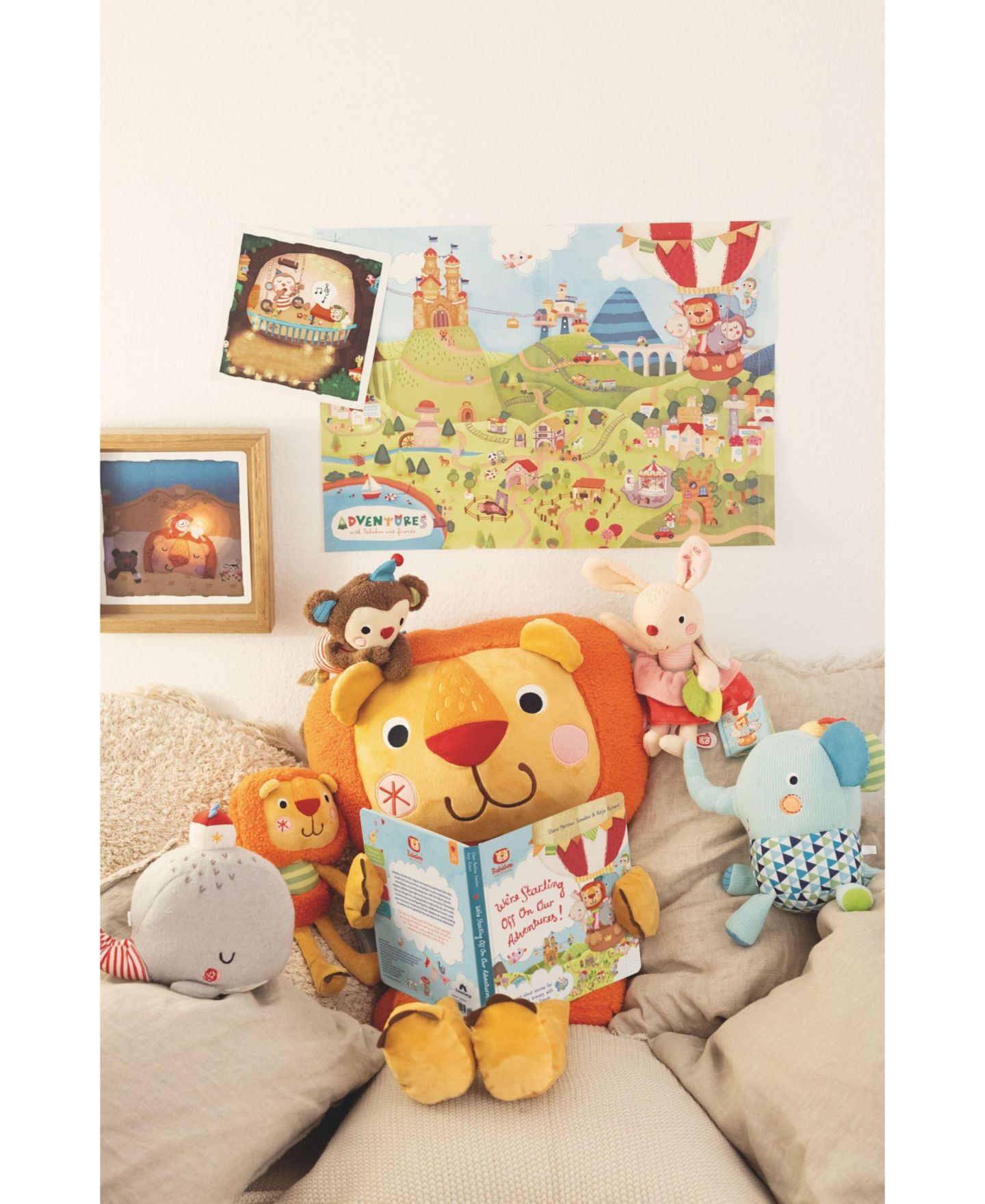 Детские мягкие игрушки Bababoo and friends Pippa Bunny Plush and Fabric Picture Book, 2-Piece Set — фото 6