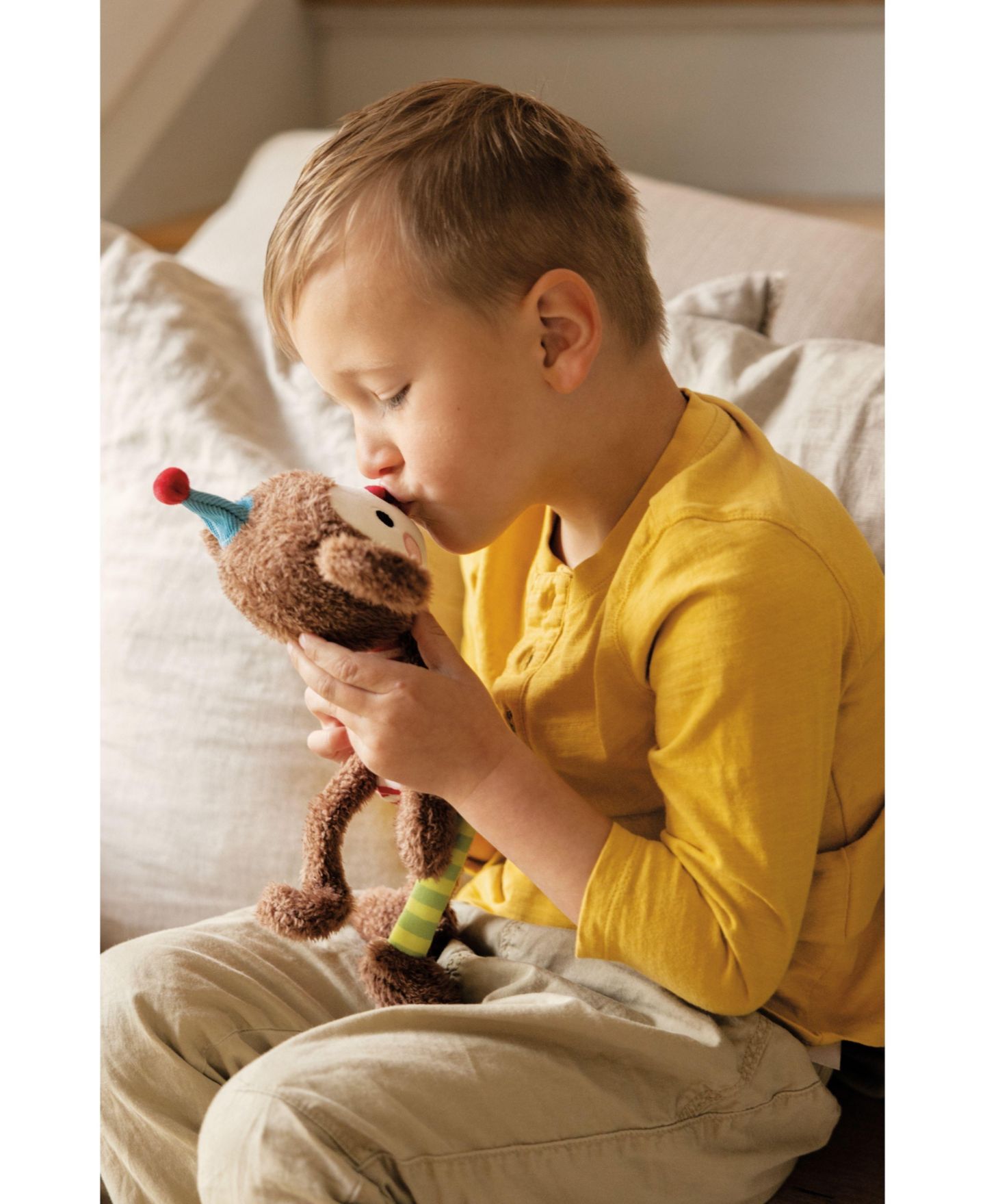 Детские мягкие игрушки Bababoo and friends Yuki Monkey Book and Plush, 2-Piece Set — фото 7