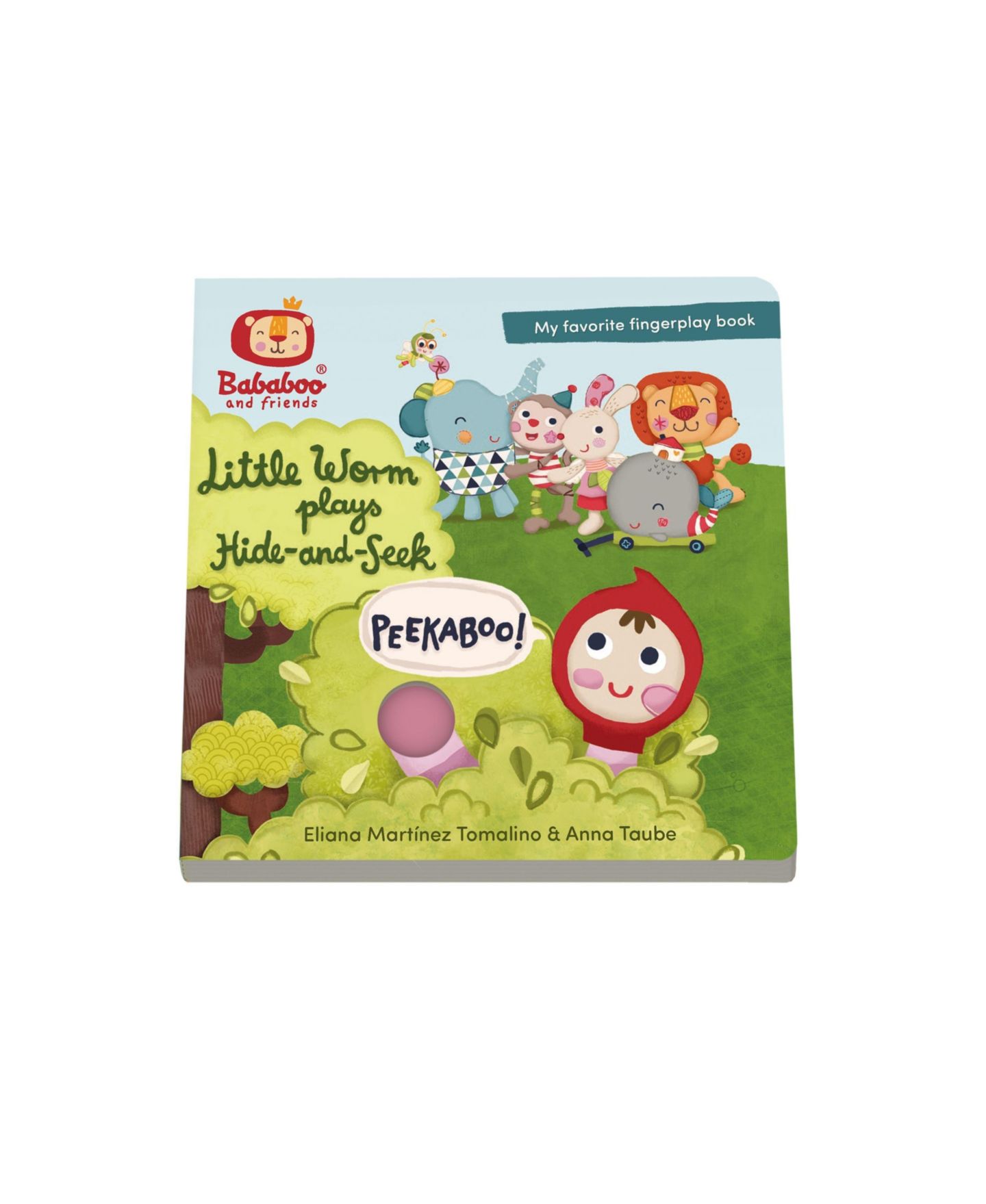 Детские мягкие игрушки Bababoo and friends Lion Hide-and-Seek Book & Plush Set — фото 2