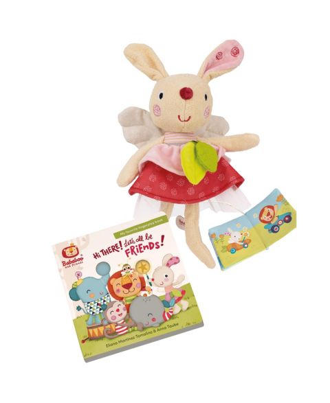 Детские мягкие игрушки Bababoo and friends Pippa Bunny Book and Plush, 2-Piece Set