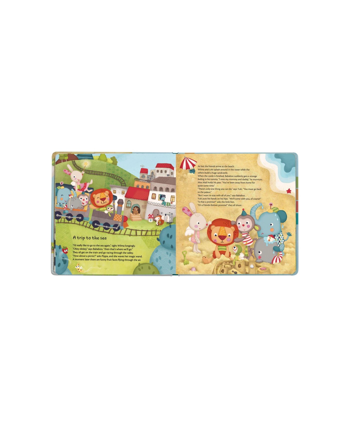 Детские мягкие игрушки Bababoo and friends Lolo Embroidered Board Book and Plush, 2-Piece Set, цвет: Разноцветный — фото 4