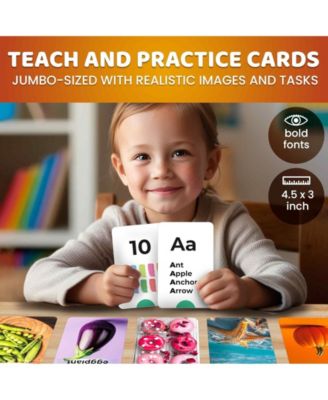 Flash Cards for Kids and Adults – Large Preschool Flash Cards for Speech Therapy, ABA Therapy, ESL Teaching