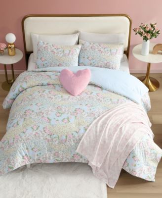 Patchwork Floral Microfiber 5-Pc. Comforter Set, Full/Queen