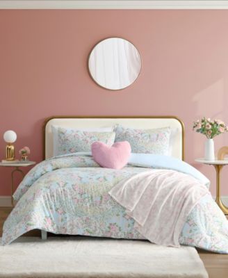 Patchwork Floral Microfiber 5-Pc. Comforter Set, Full/Queen