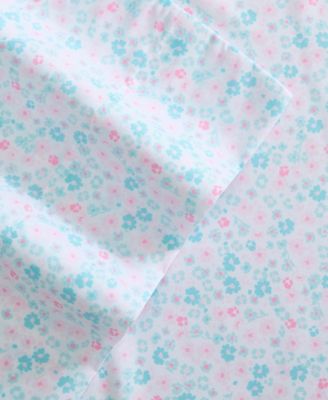 Leopard Rosettes Printed Microfiber 3-Pc. Sheet Set, Twin