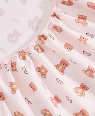 Nerdy Teddies Microfiber 4-Pc. Sheet Set, Full