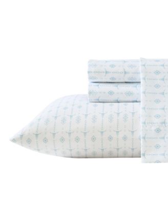 Steer Head Stripe Microfiber 4-Pc. Sheet Set, Queen