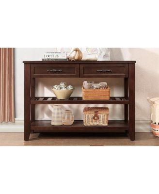 Mid-Century Style Sideboard Buffet with Large Storage Space