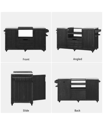 66.5" Outdoor Kitchen Island for Big Green Egg