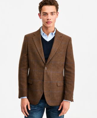 Men's Modern-Fit Tweed Patterned Sport Coat