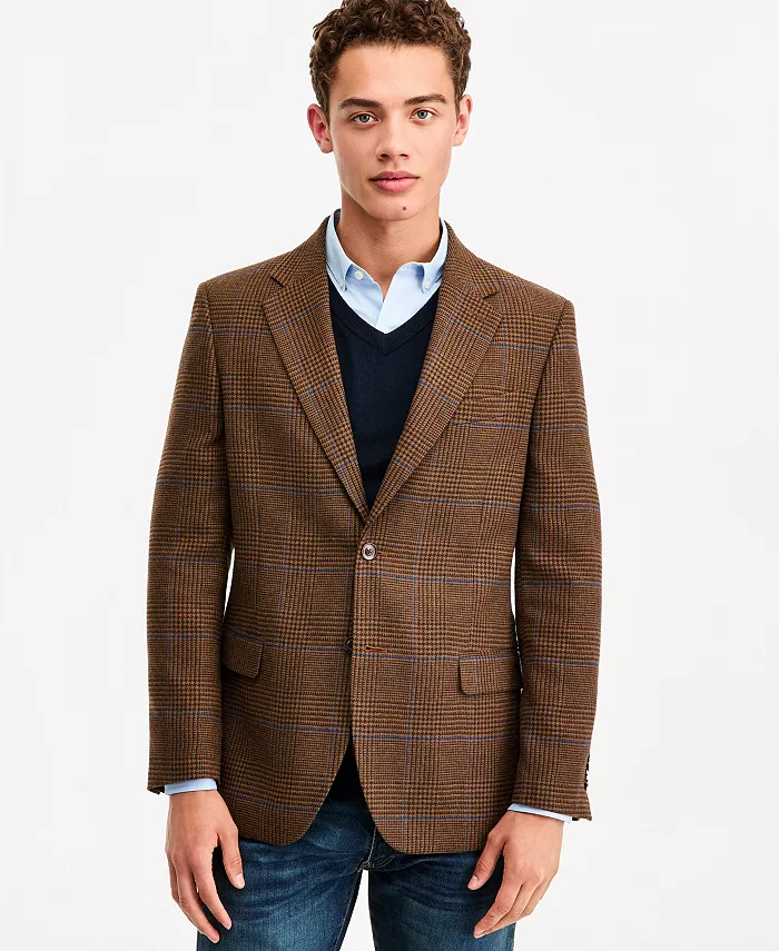 Men's Modern-Fit Tweed Patterned Sport Coat - thumbnail 10