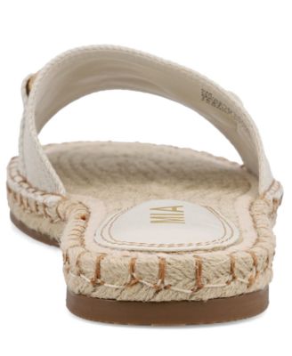 Women's Cadiz Horsebit Espadrille Flat Slide Sandals