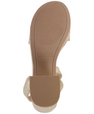 Women's Renee Raffia Block Heel Platform Sandals