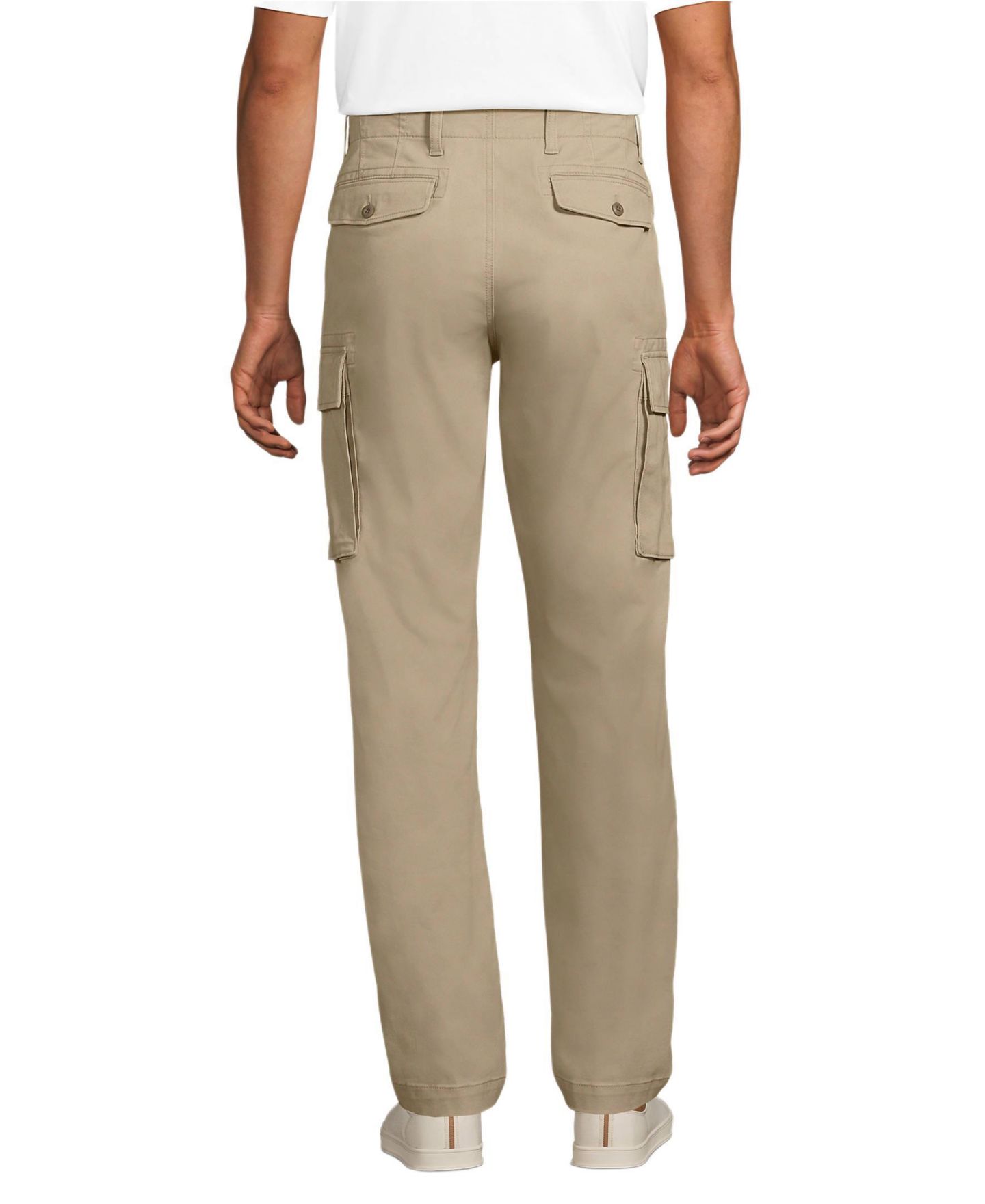 Мужские брюки Lands' End Knockabout Easy Classic Fit Cargo Pant, цвет: Пустынный рыжевато-коричневый — фото 2
