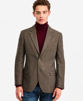 Men's Modern-Fit Tweed Patterned Sport Coat