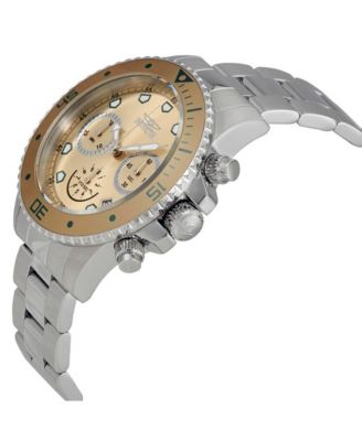 Men's Pro Diver Quartz Chronograph Champagne Dial Watch