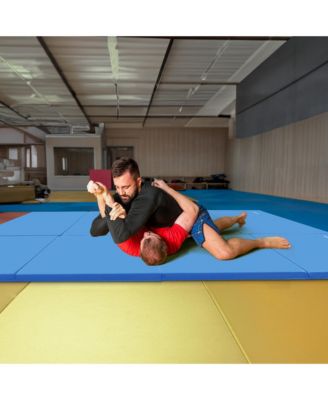 120 x 48" All Purpose Folding Gymnastics Exercise Mat, Blue