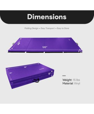 120 x 48" All Purpose Folding Gymnastics Exercise Mat