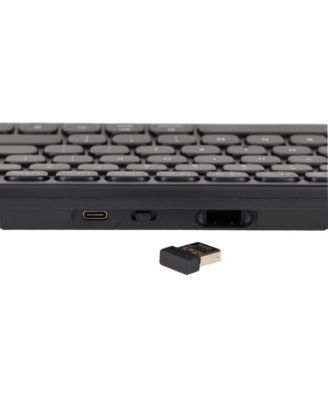 3-in-1 Curved Ergonomic Keyboard - Full-Size 111 Keys, USB / 2.4GHz / Bluetooth 5.1 2607174