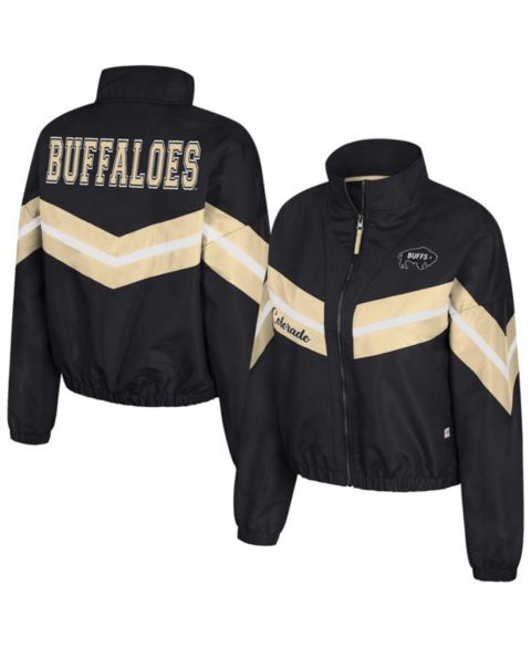 Женские куртки Colosseum Women's Black Colorado Buffaloes Thin Ice Full-Zip Windbreaker Jacket
