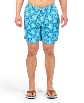 Men's Skulls Printed Swim Shorts