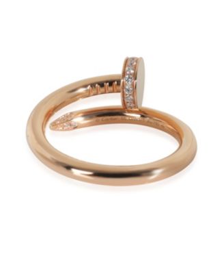 Rose Gold Diamond Juste Un Clou Ring