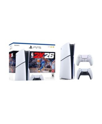 5 NBA26 Disc Console Slim w/DualSense Controller Chroma Pearl