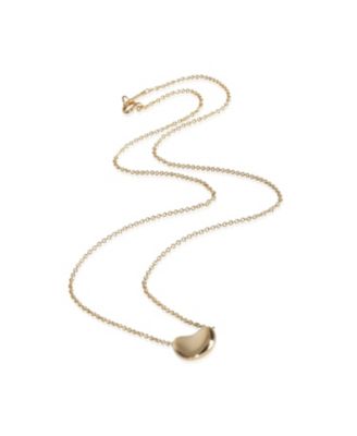 Yellow Gold  Elsa Peretti Vintage 11mm Bean Pendant