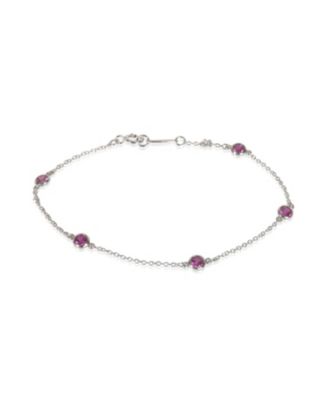 Platinum Sapphire Elsa Peretti Color By The Yard Bracelet