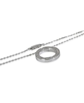 Love Necklace, Diamonds (White Gold)