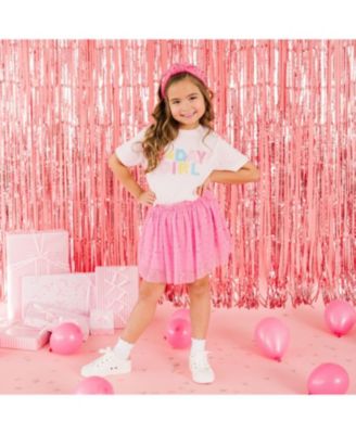 Baby Girls Raspberry Rhinestone Tutu