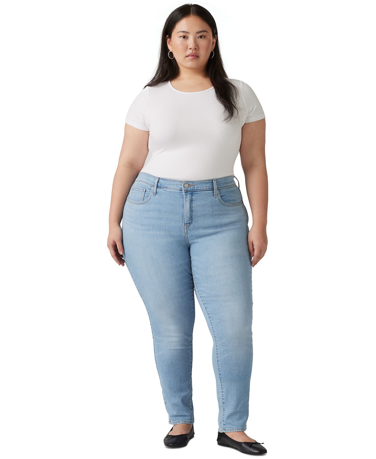 Levi's Women's 311 Mid Rise Shaping Skinny Jeans view 2 — MAYCSS fashion products