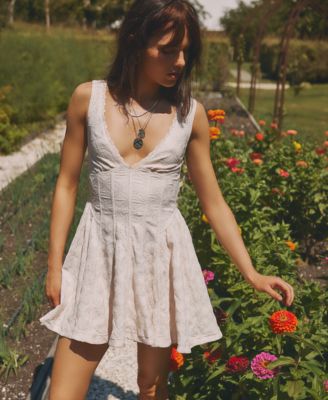 Women's V-Neck Mini Dress