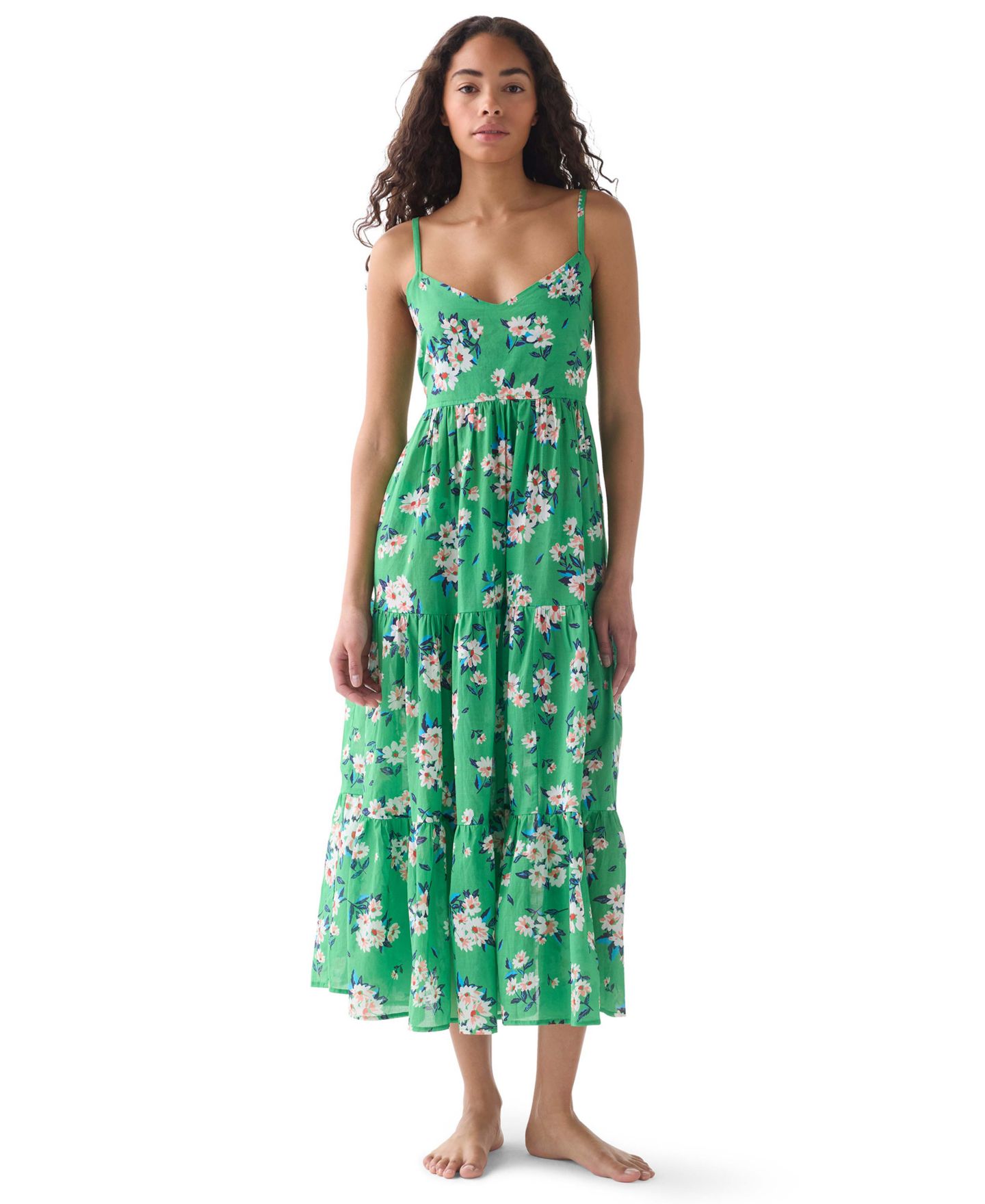 Женское платье kate spade new york V-Neck Cover-Up, цвет: Зелёный — фото 1