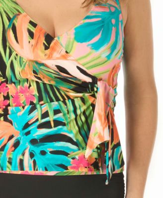 Women's V-Neck Pull-On Affable Tankini Top