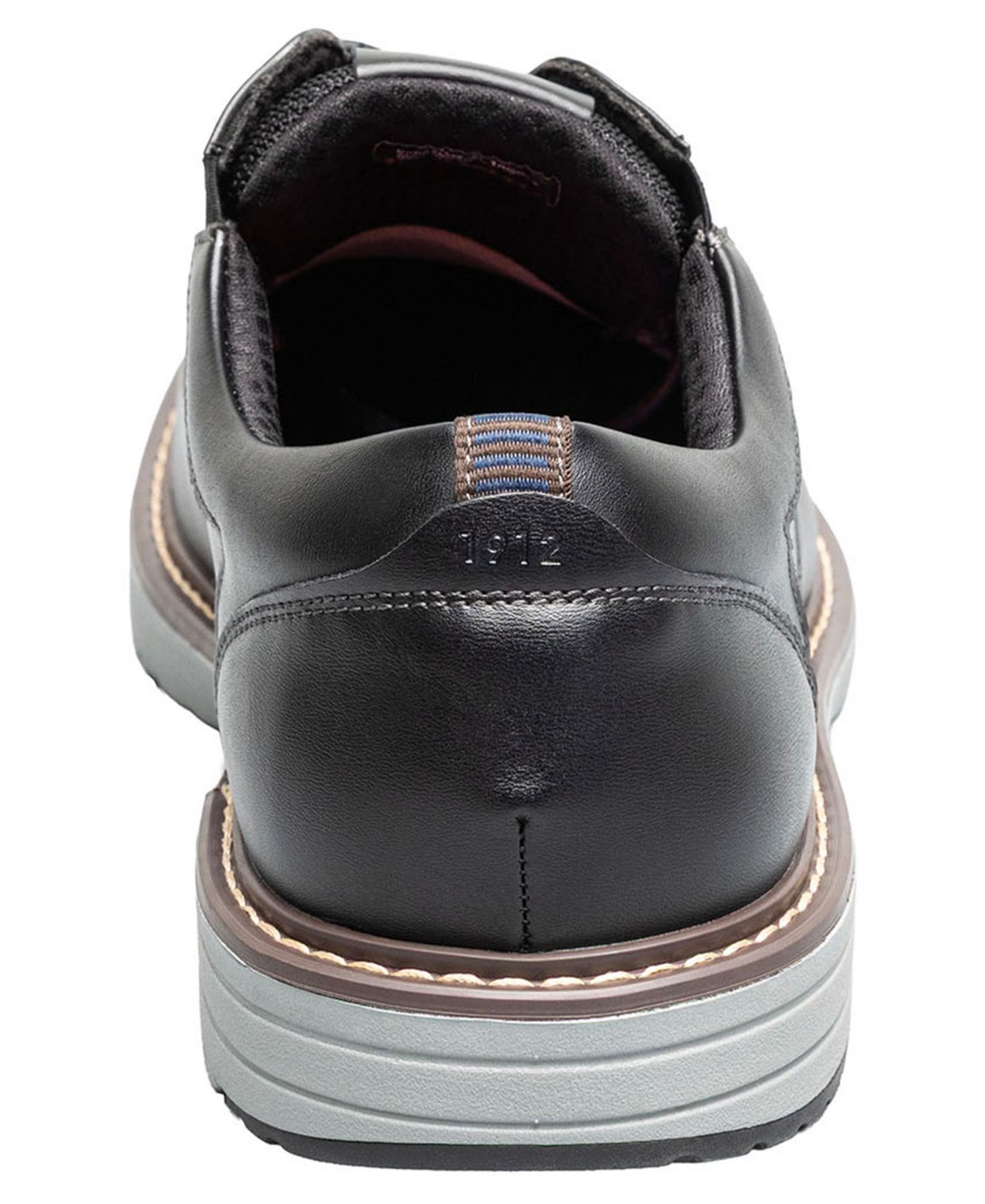Мужские туфли Nunn Bush Gates Lace-Up Moc Toe Oxford, цвет: Чёрный разноцветный — фото 5