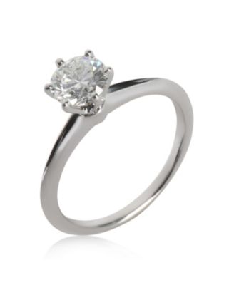 0.91 ct Round Brilliant Diamond Engagement Ring
