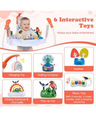 Toddler Activity Center Jumper with Lights & Music Toys