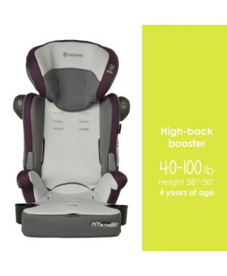 Kids Trend Hybrid SI 3-in-1 Combination Booster Car Seat with Side Impact Protection - Dash Plum