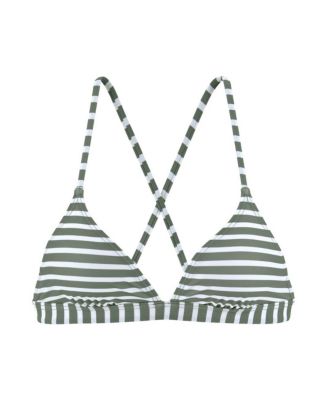 Women's Cross Back Triangle Bikini Swimsuit Top Bra Sizing