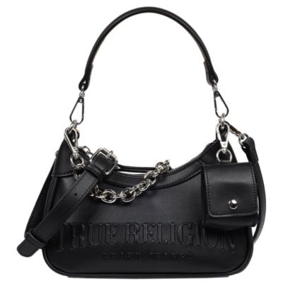 Women's Trapunto Logo Zip-Top Hobo