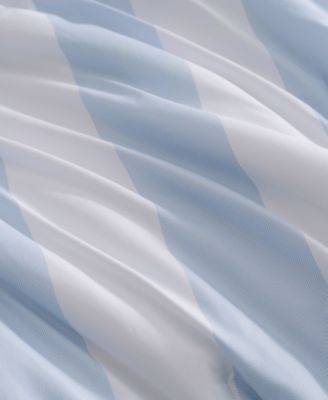 Berkeley Stripe Washed Microfiber 3-Pc. Comforter Set, Queen