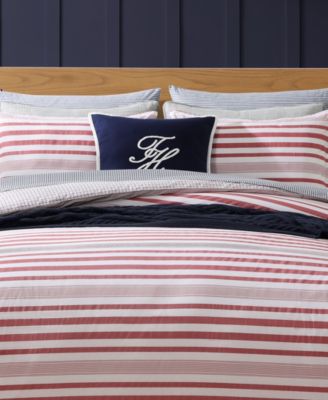 Mandalay Beach Stripe Cotton Reversible 3-Pc. Comforter Set, King